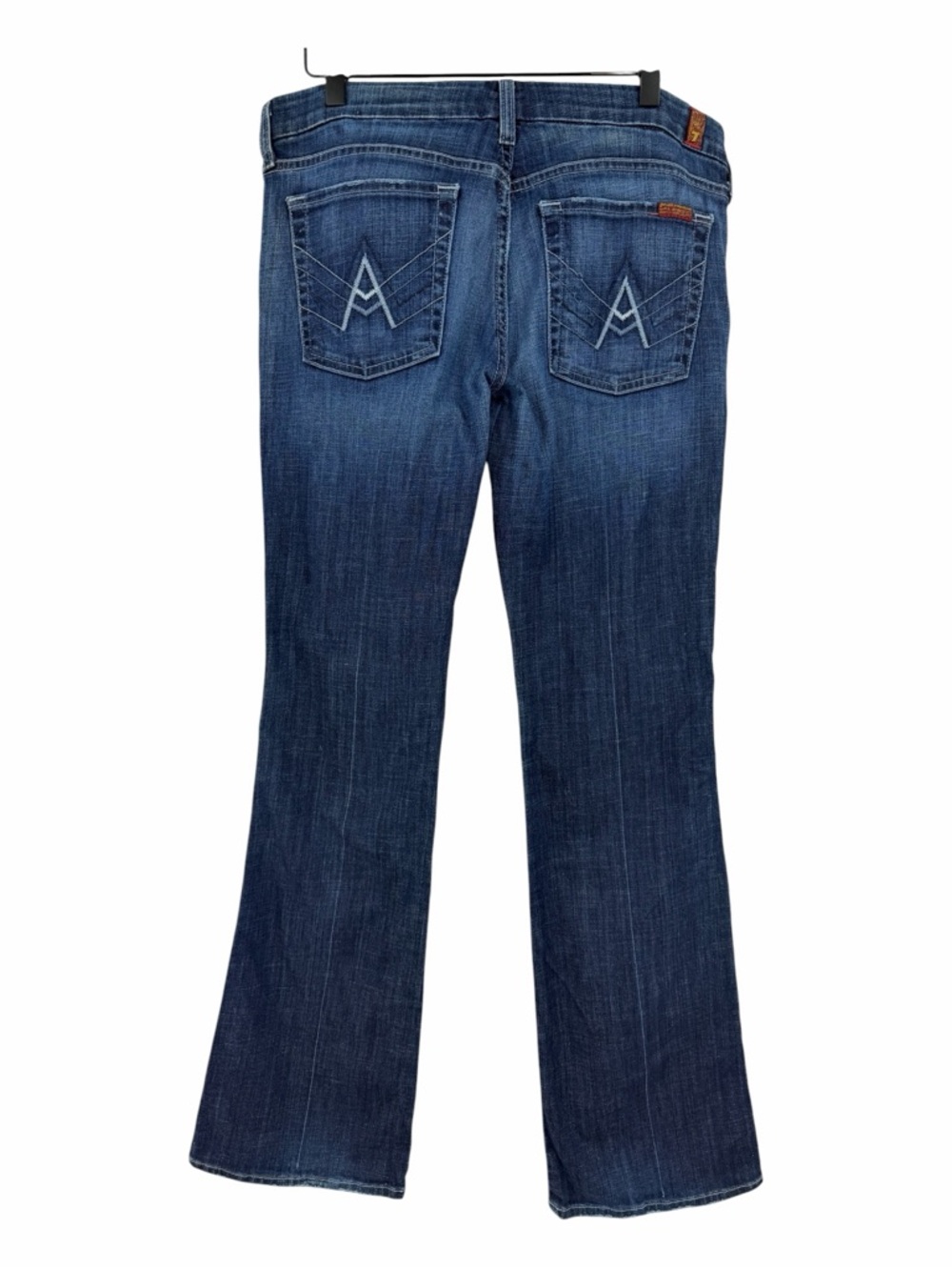 7 For All Mankind Vintage Y2K “A-Pocket” Low-Rise Bootcut Jeans — Size 31 — VGC